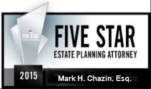 Five Star Estate Planning Attorney 2015